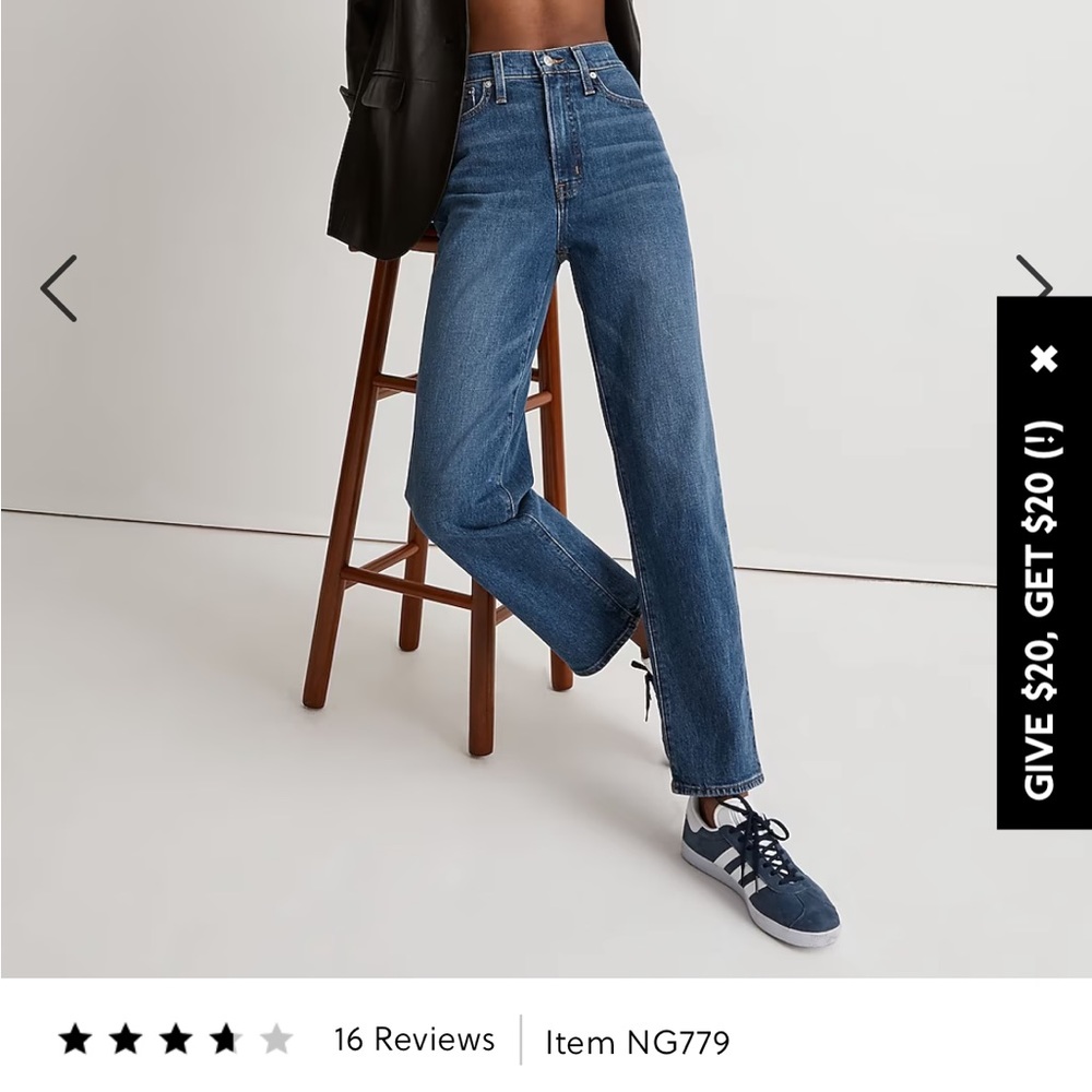 The Petite Perfect Vintage Straight Jean in Mayfield Wash